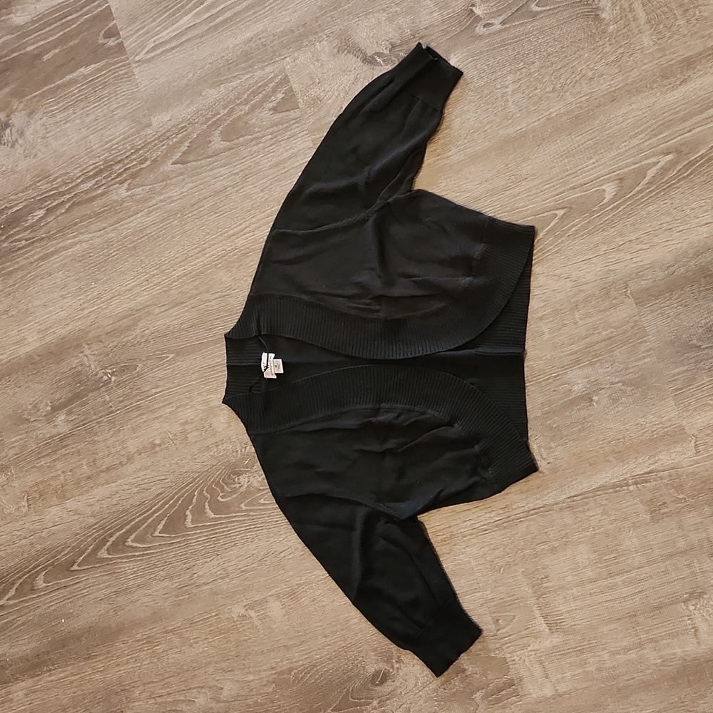 Worthington Black Shrug Sweater